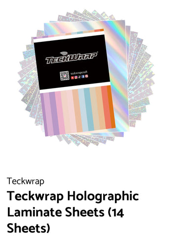 Teckwrap Holographic Laminate Sheets (14 Sheets) – Vinyl Destiny UK
