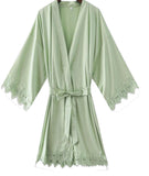 Lace Satin Robes