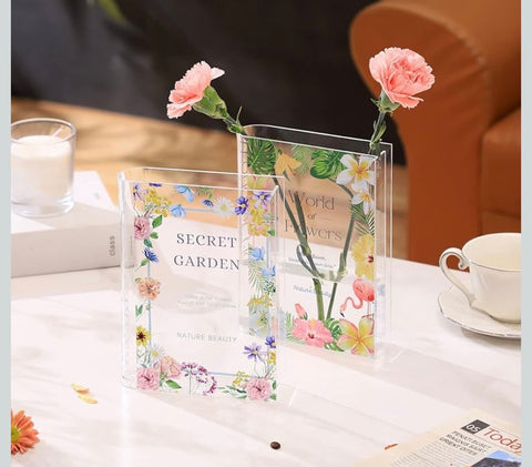 Acrylic Book Vase