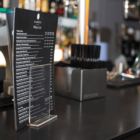 Double Sided Menu & Napkin Holder