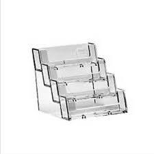 Freestanding Landscape 4-Bay Business Card Holder