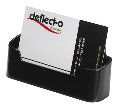 Black Freestanding Business Card Holder
