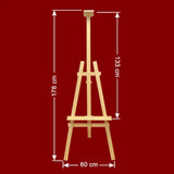 Wooden Easel and Sailboard